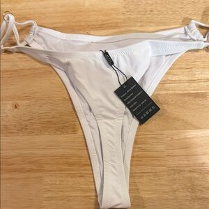 Ocean Blues White Bikini Bottom XL